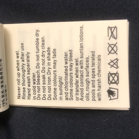 New STELLA MCCARTNEY Scalloped Broderie Anglaise Navy Eyelet Bikini Bottom Large - Picture 5 of 9